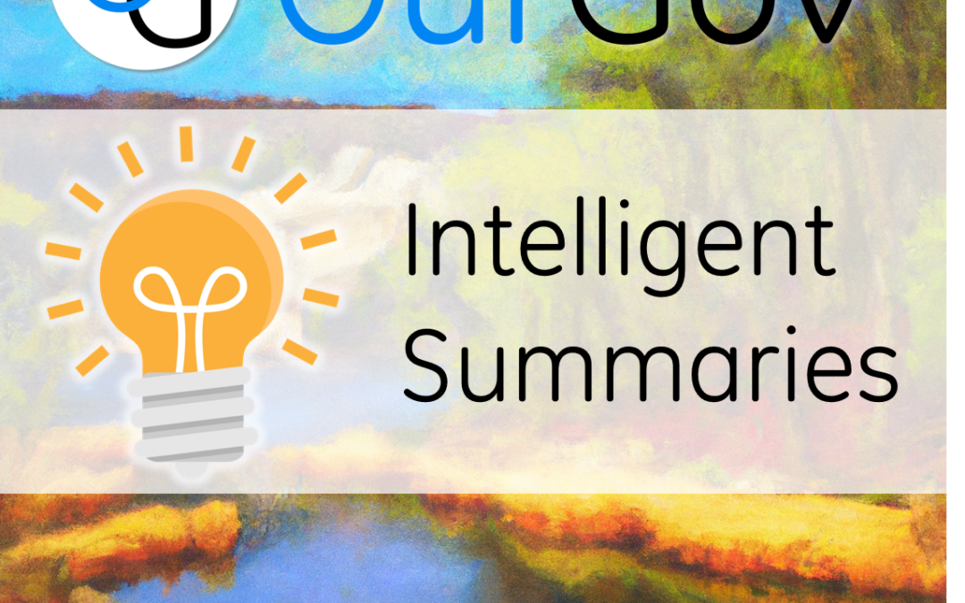 OurGov AI: Introducing Intelligent Summaries